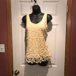 Lace tank top